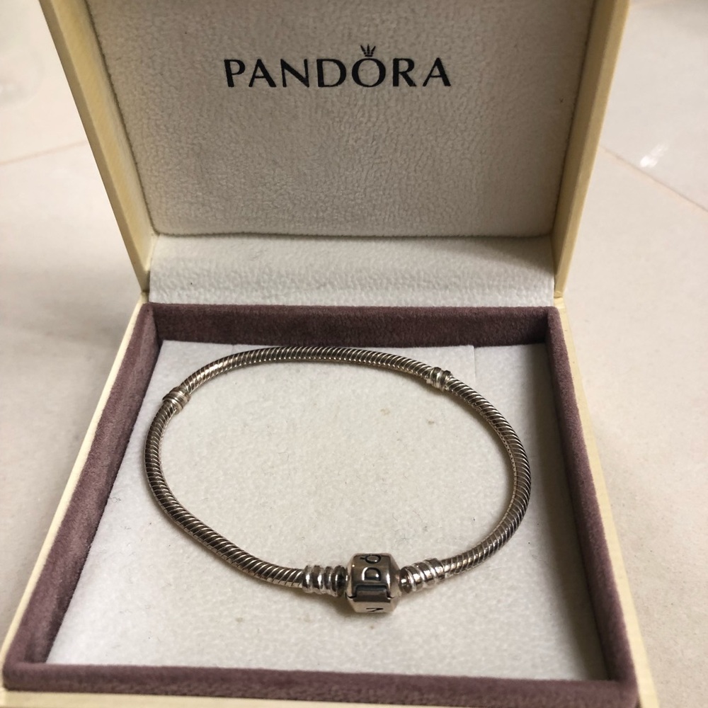 Pandora Moments Snake Chain Bracelet 7.5inch - Picture 2 of 5